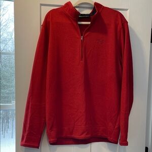 Under Armour Men's Zip Up Red Sweater